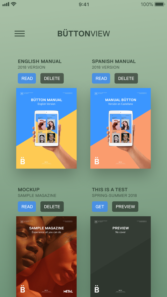 #7. Bütton View (iOS) By: Beta Software