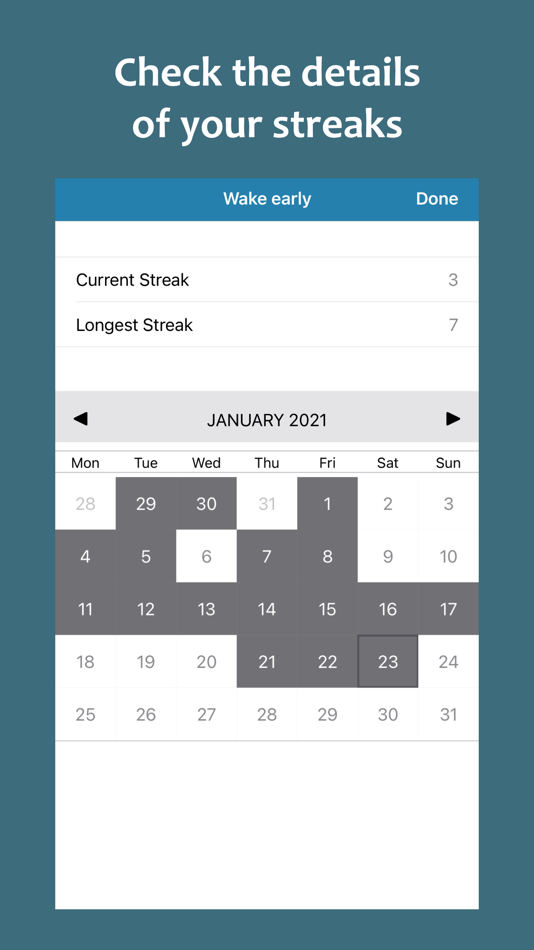 #2. Simple Habits - Habit Tracker (iOS) بواسطة: ProductiveTap