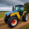 Tractor Driving farming icon