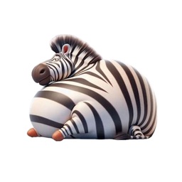 Fat Zebra Stickers