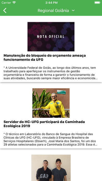 Minha UFG Screenshot 4 of 10