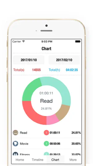 Hours Tracker-Hours Time Log screenshot 2