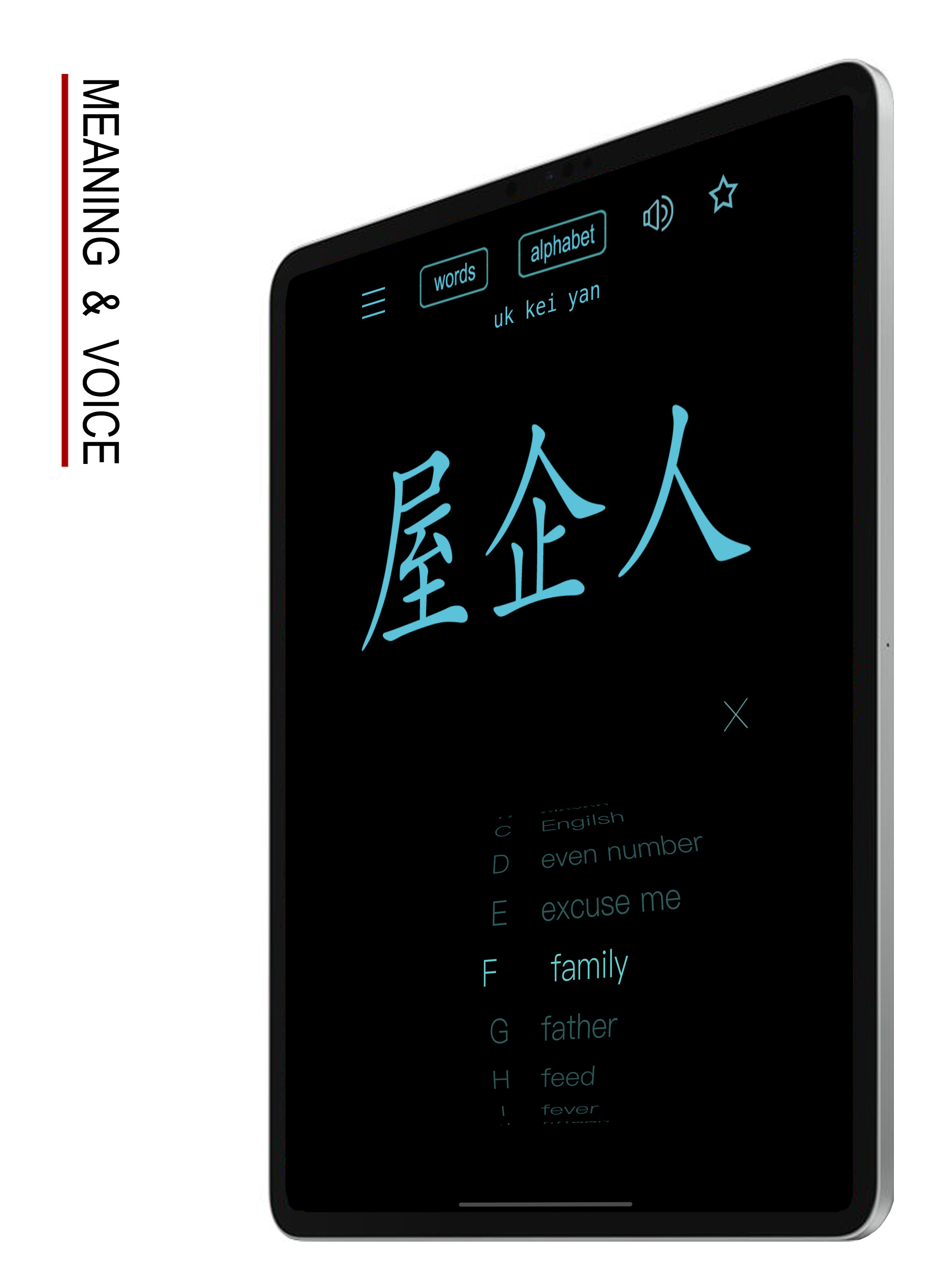 Cantonese Words & Writing !