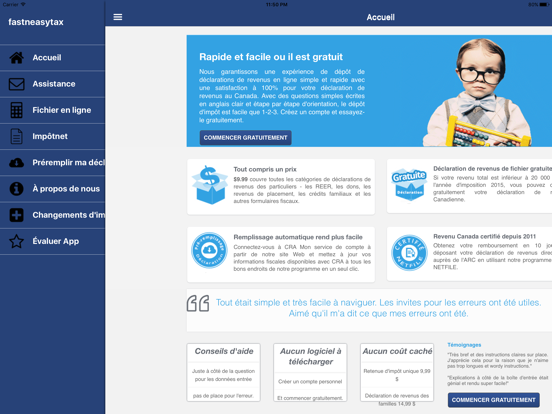 Screenshot #4 pour Déclaration d'impôt du Québec