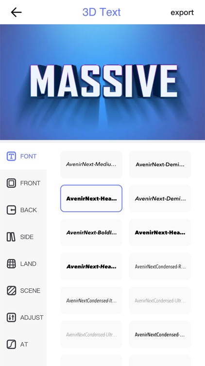 3D Text-AI Art Word Font Maker