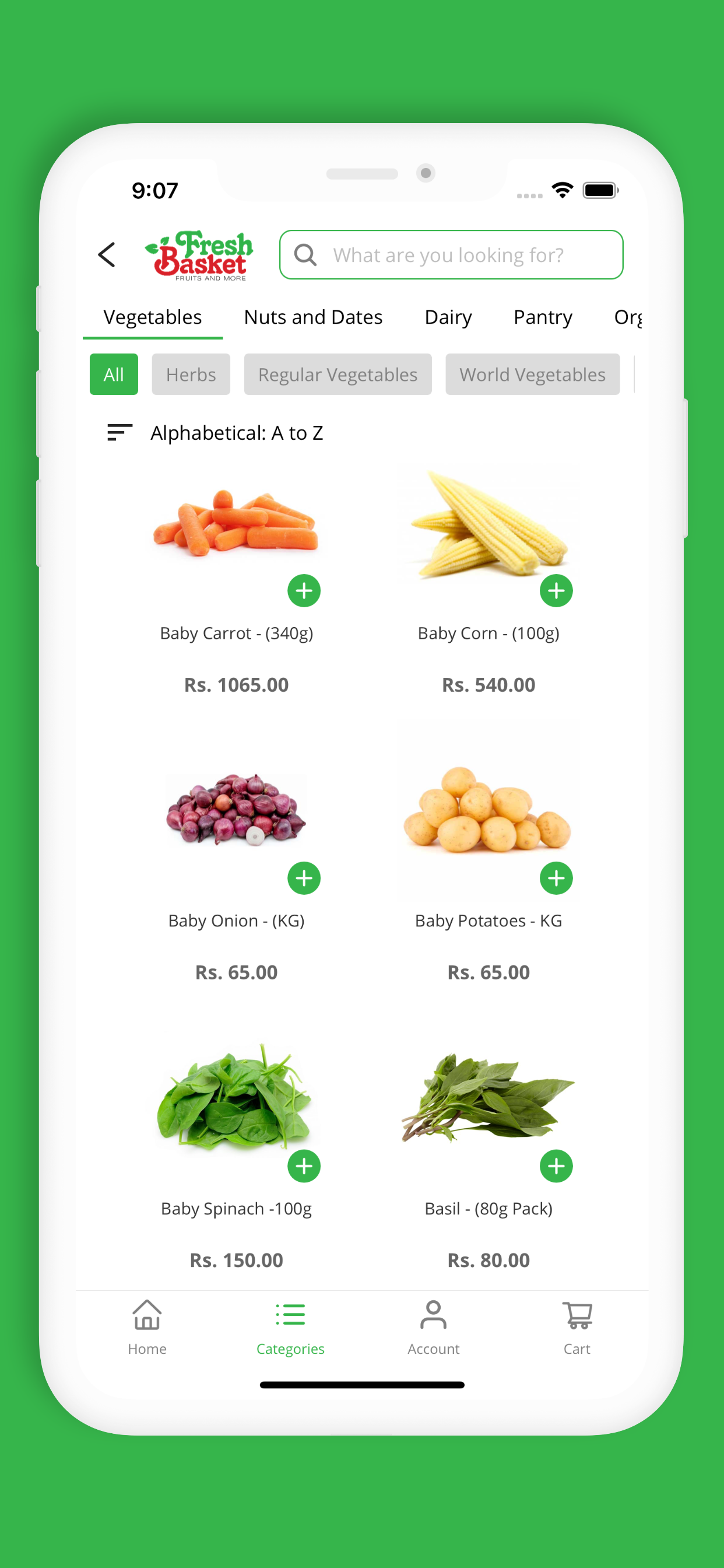 Fresh Basket - Online Grocery