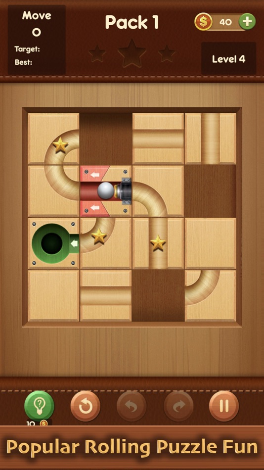 #4. Slide the Ball : 3D Rolling (iOS) 由: Puzzle Mania Studio