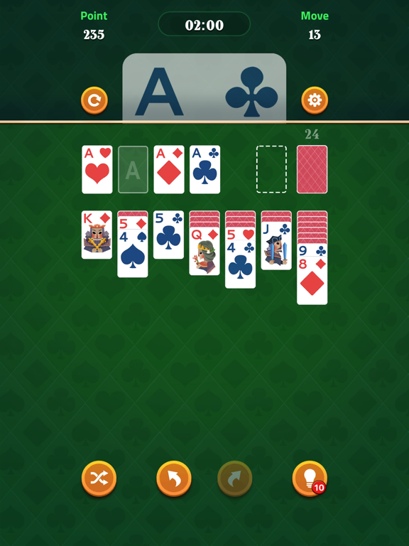 Screenshot #4 pour Big Card Solitaire