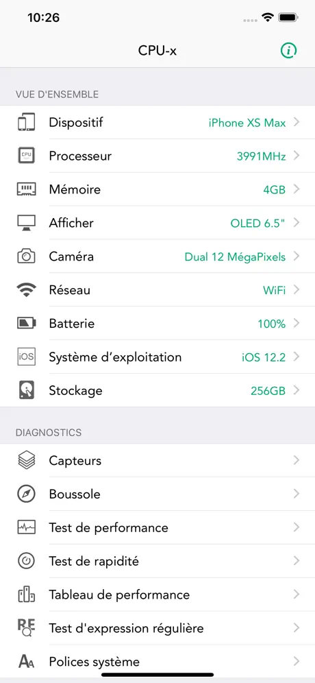 CPU-x Dasher z battery life