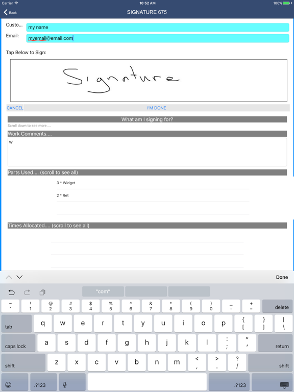 Screenshot #4 pour Mobile Jobsheet