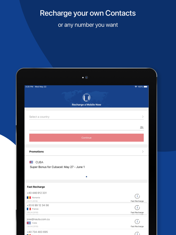 MobileRecharge: Top up mobiles iPad screenshot 6 - Utilities app