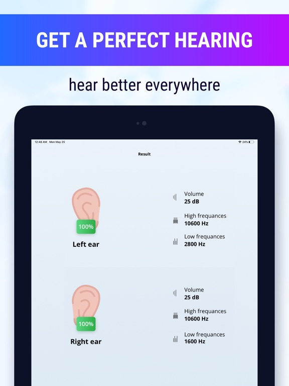 Volume Boost – Sound Amplifier iPad screenshot 6 - Medical app