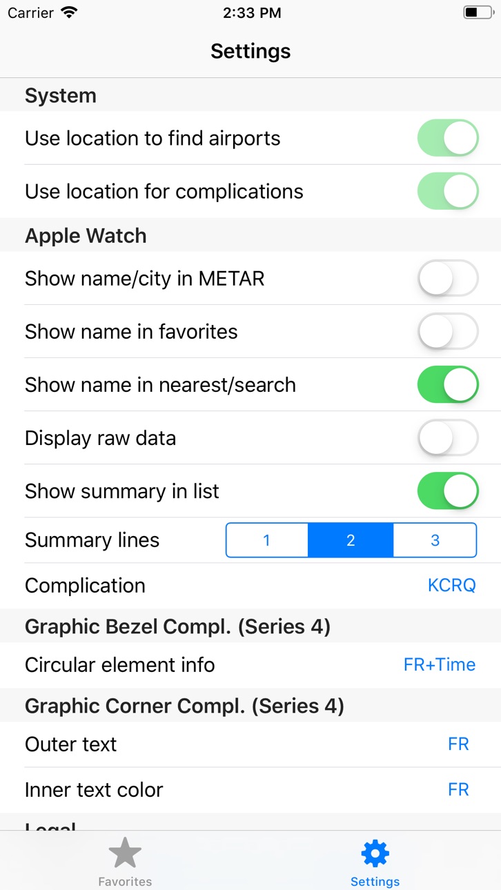 iPhone screenshot