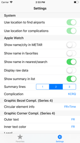 WatchMETAR screenshot