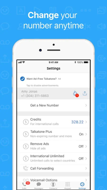 Talkatone: WiFi Text & Calls screenshot 7 of 7