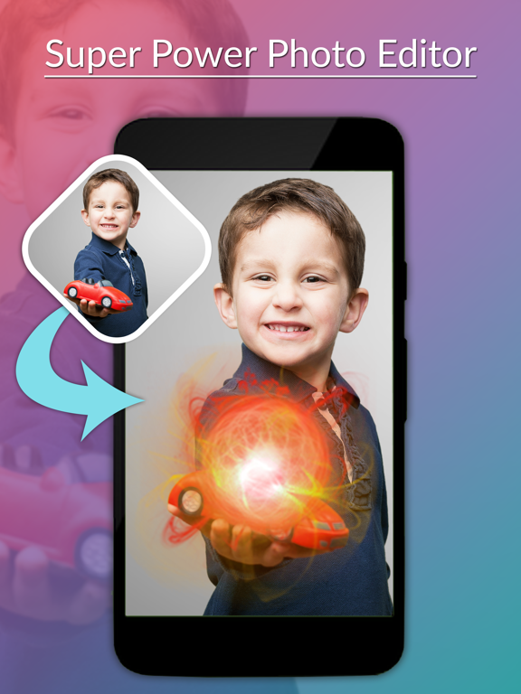 AI Super Power Video Editor iPad screenshot 5 - Photo & Video app