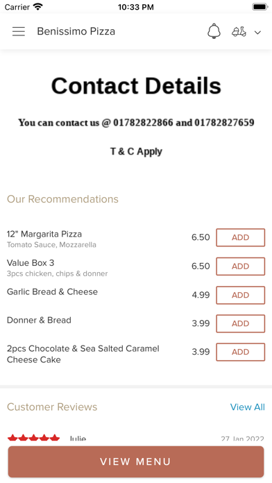 Hashim Fast Food Screenshot