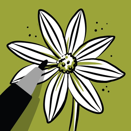 How to draw flowers tutorials iOS App
