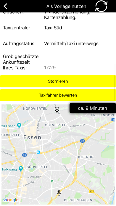Taxi Süd - Essen Screenshot