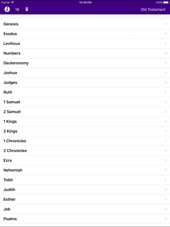 Bible for Catholics iPad screenshot 2 - Reference app