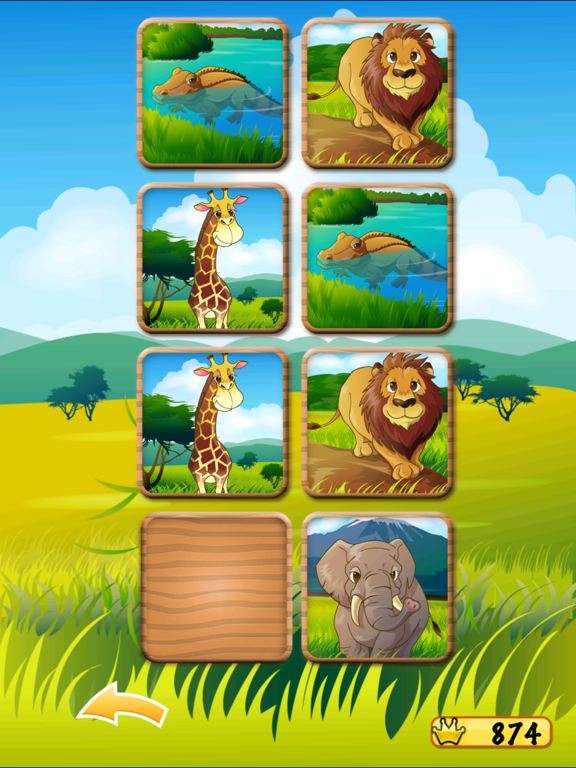 Animal Zoo Match for Kids iPad screenshot