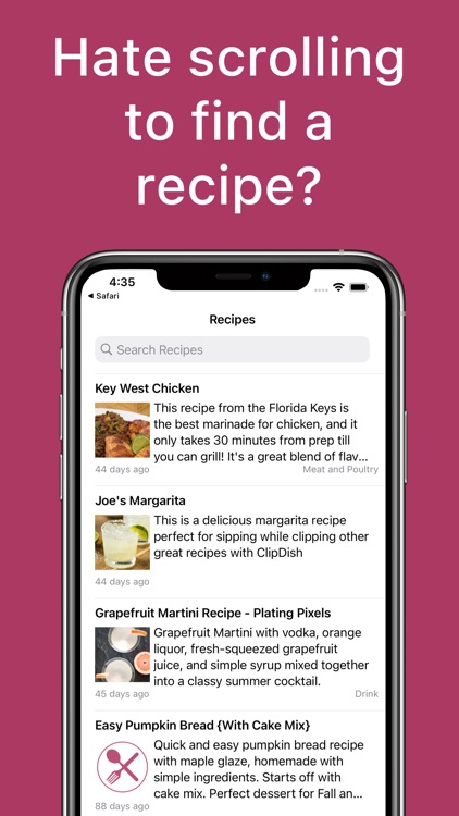 ClipDish: Save, Organize, Cook