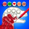 Pop It Fidget Toys 3D Coloring icon
