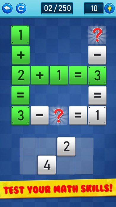Screenshot #1 pour Math cross puzzle - Brain out