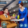 Cabin Crew Flying Attendant 3d icon