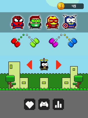 Screenshot #4 pour Swing Hero: Superheroes