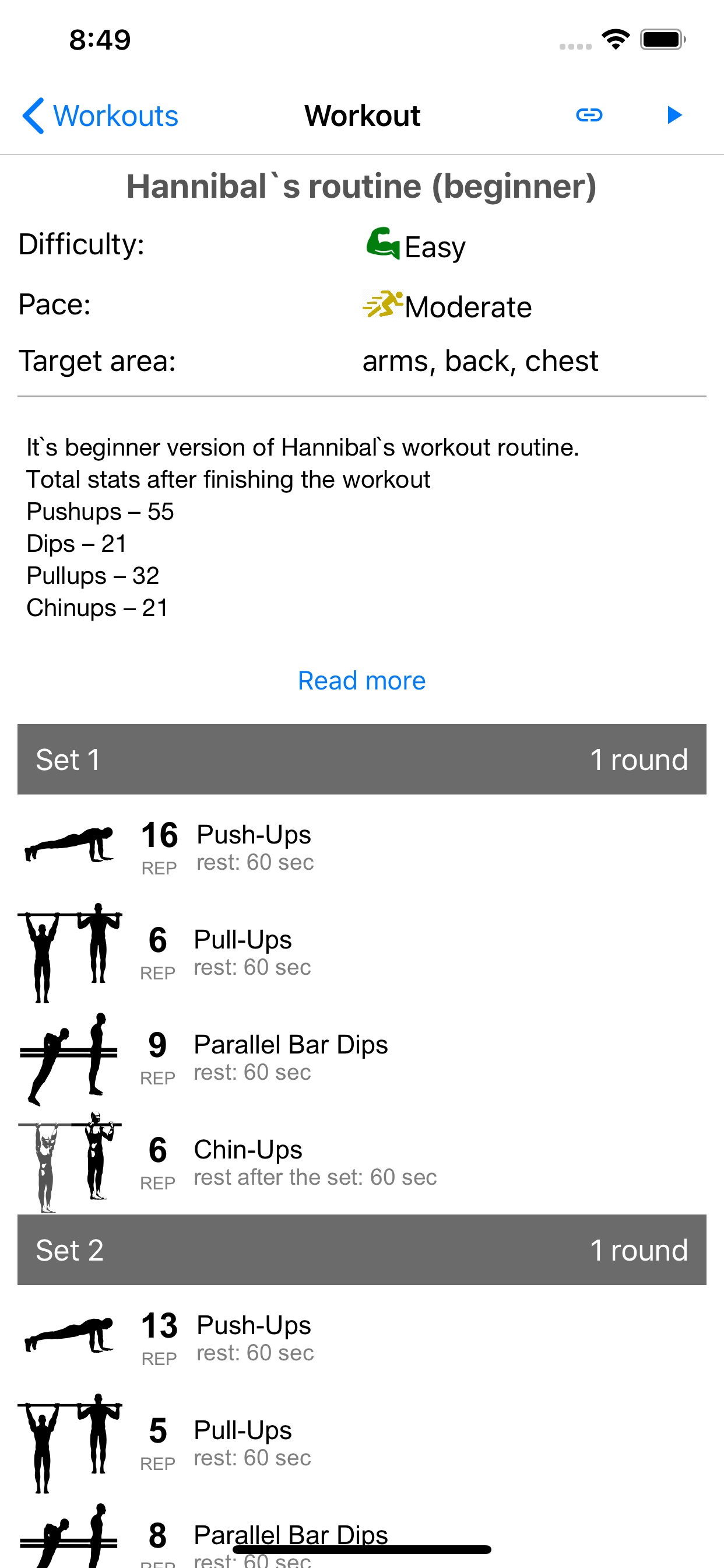 StayFit workout trainer