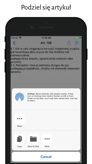 Polski Kodeks Wykroczeń screenshot 4
