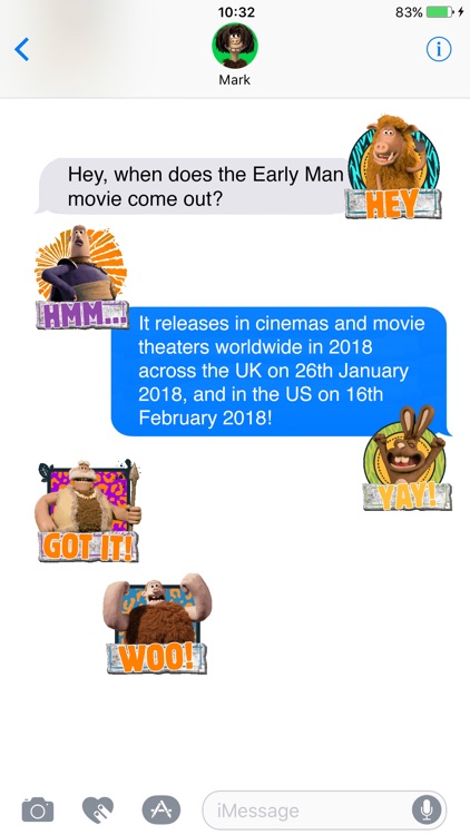 Early Man Stickers screenshot-3