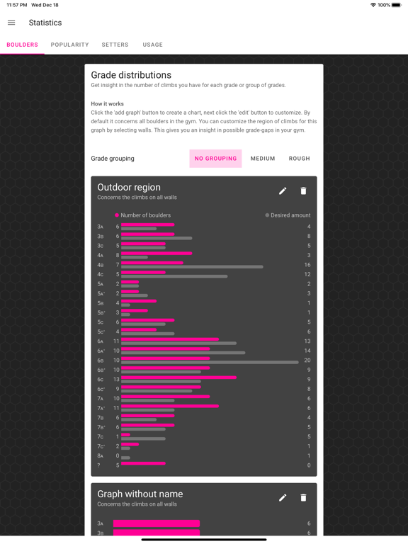 TopLogger iPad screenshot 6 - Sports app