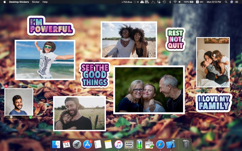 Screenshot #2 pour Desktop Stickers