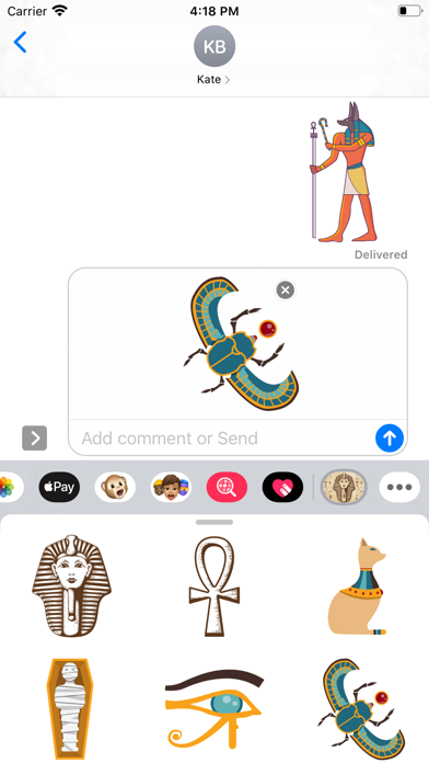 Screenshot #1 pour Ancient Egypt Gods Stickers