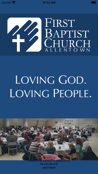 Screenshot 1 of First Baptist Church Allentown App