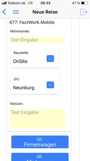 FactWork ProjektPlan screenshot 4