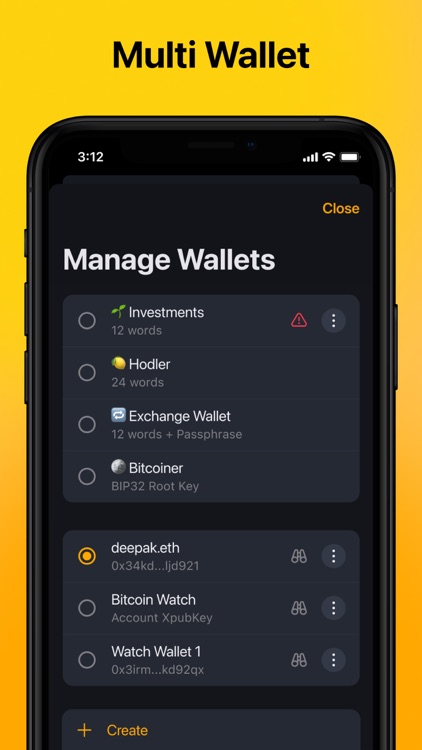Unstoppable Crypto Wallet