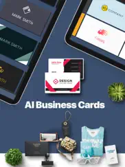 ai business card maker creator айпад изображения 1
