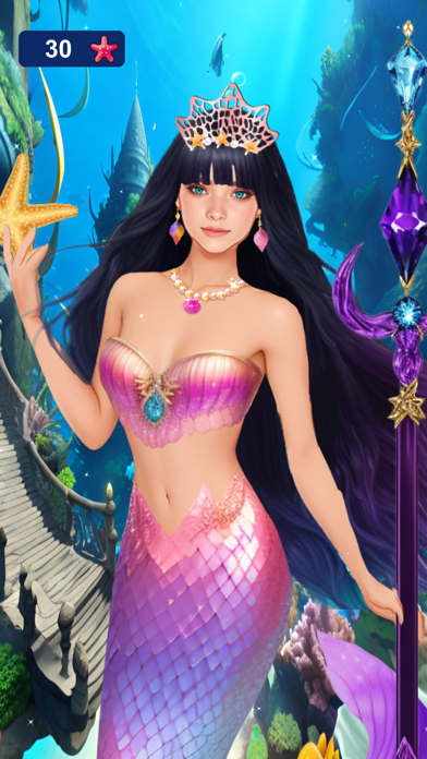 Mermaid Dress Up Game Screenshot