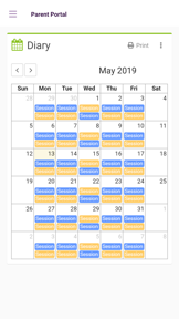 Parent Portal screenshot