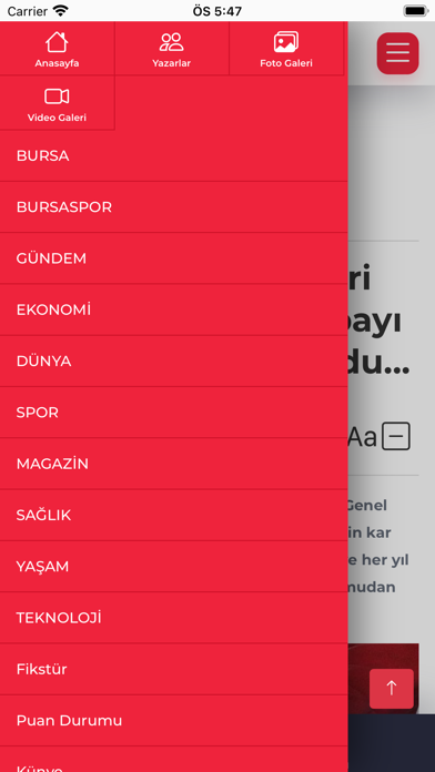 Bursa Hakimiyet - Haberler Screenshot