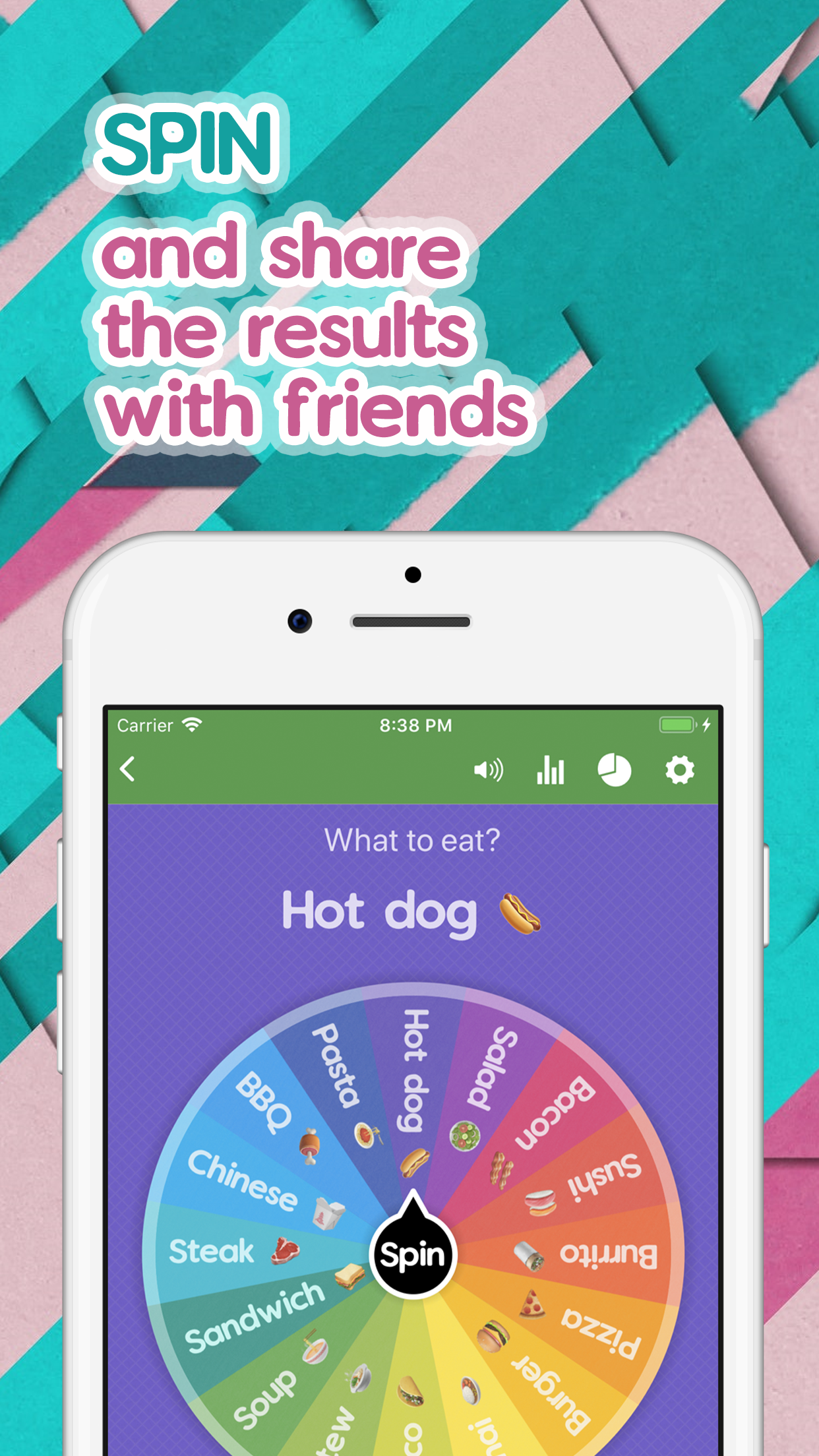 Spin The Wheel - Random Picker App Store screenshot