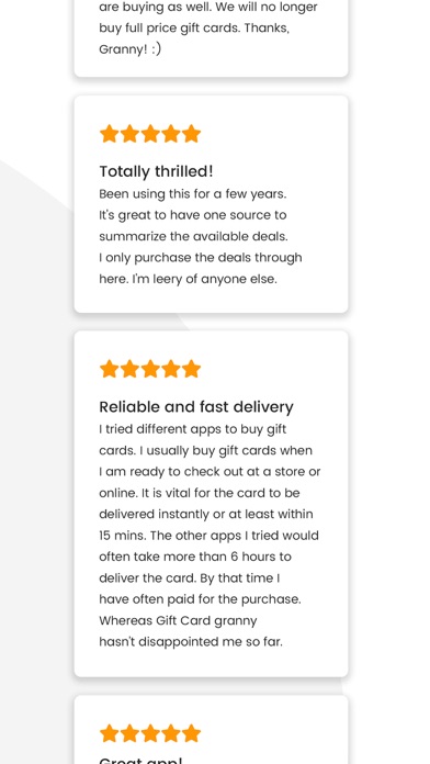 Gift Card Granny Screenshot