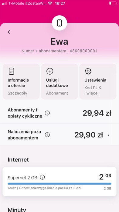 Screenshot #2 pour Mój T-Mobile