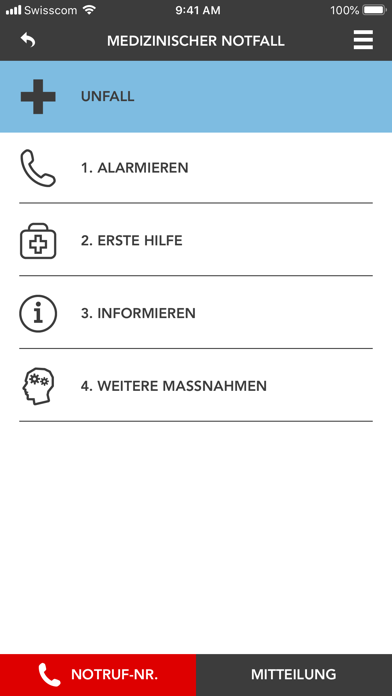 Screenshot #2 pour ZHAW Notfall