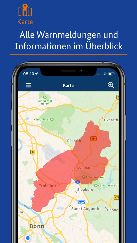 #4. NINA (iOS) 由: Bundesamt fuer Bevoelkerungsschutz und Katastrophenhilfe