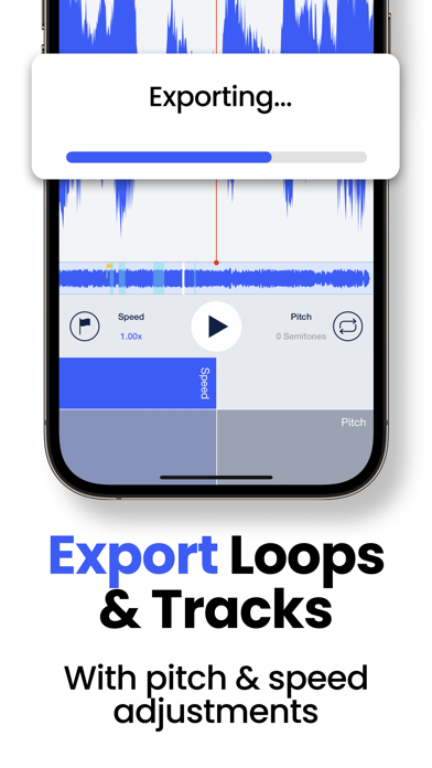 Speed Changer | Transcribe+ iPhone screenshot 8 - Music app