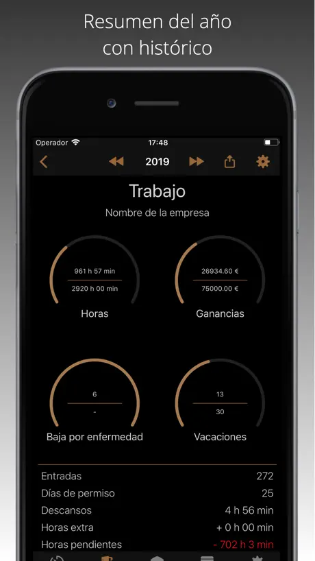 iboChron - Registro de trabajo